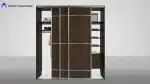 خزانة بأبواب سحب عرض 250سم