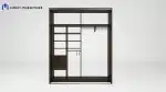 ⁦خزانة بأبواب سحب عرض 220سم⁩ - الصورة ⁦9⁩