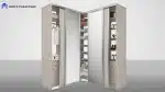 خزانة زاوية بأبواب سحب 190 + 190سم