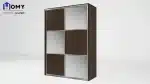 ⁦خزانة بأبواب سحب عرض 180سم⁩ - الصورة ⁦2⁩