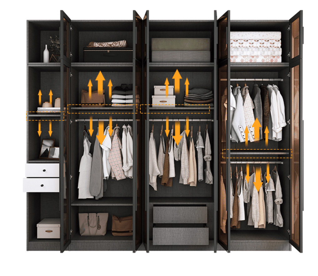 أثاث مودرن بتفصيل حسب الطلب من هومـي – خزائن مودرن- غرفة نوم فندقية